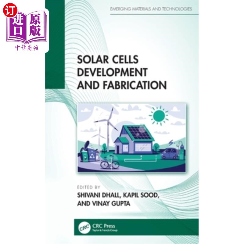 海外直订Solar Cells Development and Fabrication 太阳能电池的发展和制造
