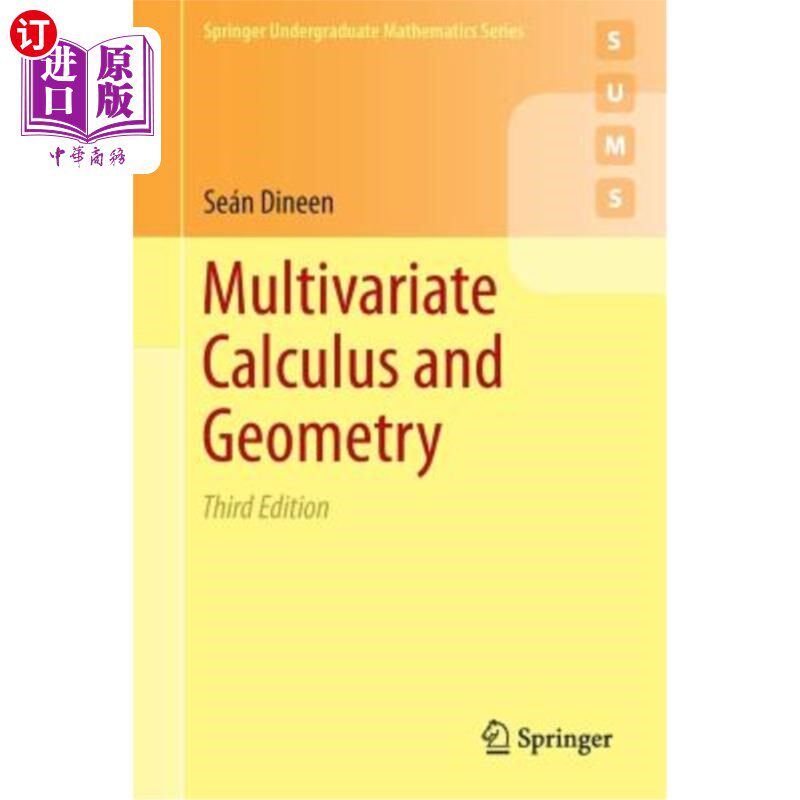 海外直订Multivariate Calculus and Geometry 多元微积分与几何
