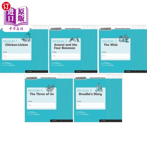 海外直订Read Write Inc. Comprehension: Modules 1-5 Class... 阅读写公司。理解:模块1-5类包50个(每个标题10个)