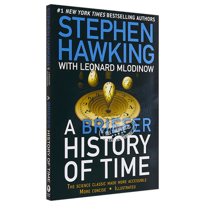 霍金 时间简史 普及版 英文原版书籍 A Briefer History Of Time 史蒂芬霍金 科学巨作 宇宙知识自然科学科技畅销科普读物