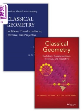 海外直订Classical Geometry Set: Euclidean, Transformational, Inversive, and Projective [ 经典几何集：欧几里德、变换