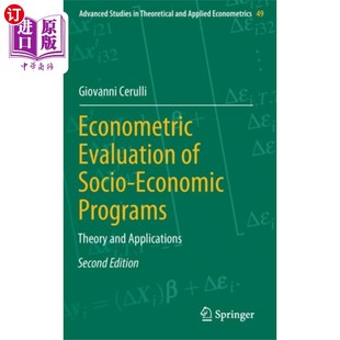 Socio Economic Programs 计量经济评估 海外直订Econometric 社会经济计划 Evaluation