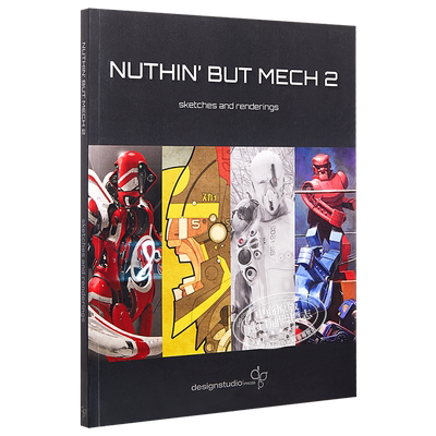 现货 机械设计作品集2 英文原版 Nuthin' but Mech 2  Jessica Hoffmann  Design Studio Press【中商原版】