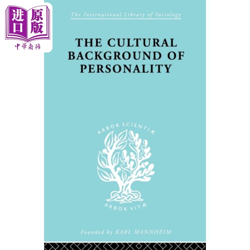个性的文化背景 The Cultural Background of Personality 英文原版 Linton Ralph 文化社会学【中商原版】