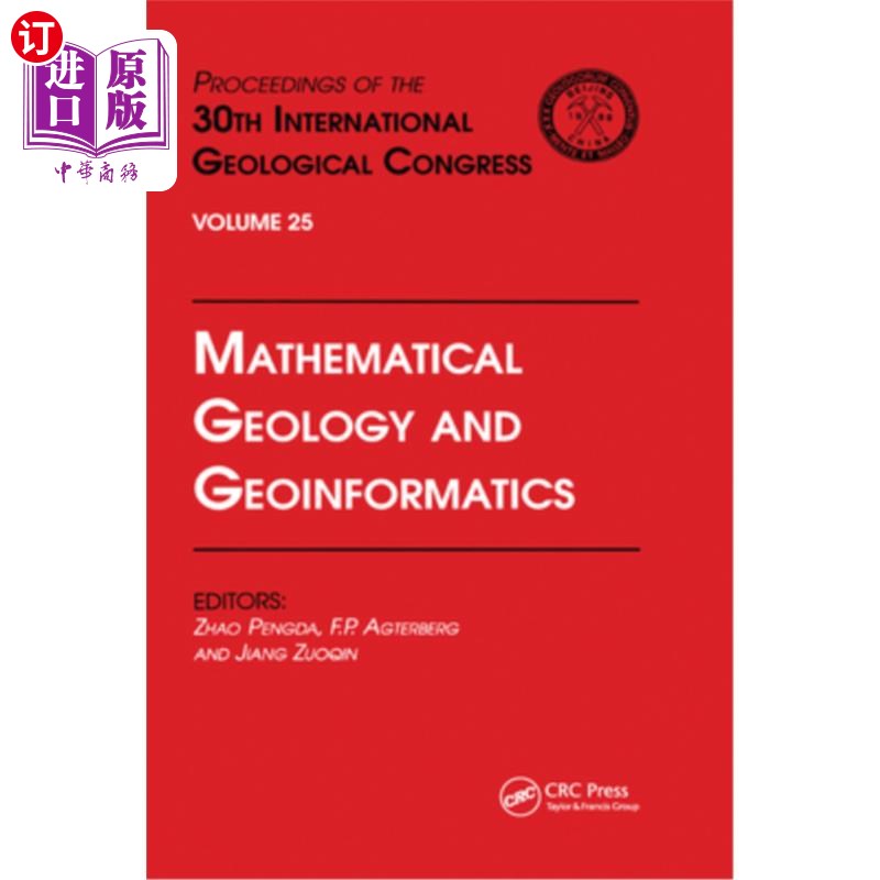 海外直订Mathematical Geology and Geoinformatics: Proceedings of the 30th International G 数学地质学和地理信息学:第3