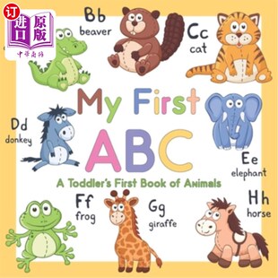 我 第一本动物书 Book ABC Toddler 第一本ABC：幼儿 海外直订My Animals First