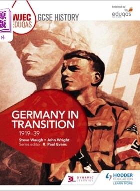 海外直订WJEC Eduqas GCSE History: Germany in transition,... 历史:转型中的德国，1919-39