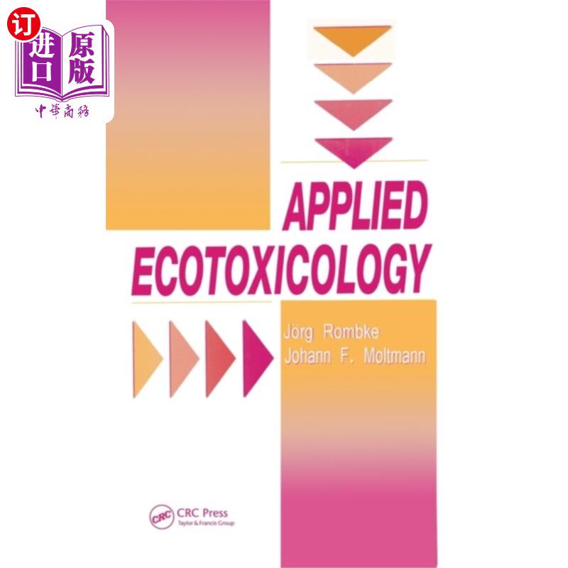 海外直订Applied Ecotoxicology 应用生态毒理学