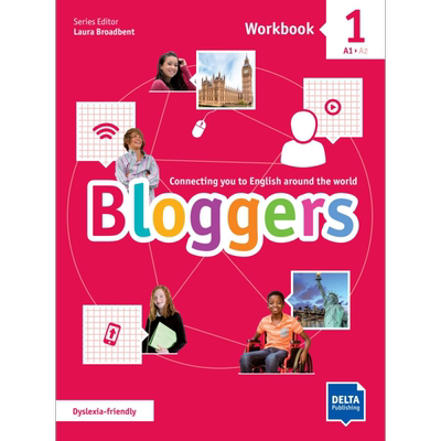 Bloggers 1 Workbook Delta for Teens CEFRA1-A2 博客1练习册 青少儿英语 英文原版进口图书教材教辅参考书 ELT【中商原版】