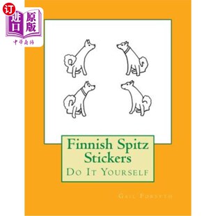 海外直订Finnish Spitz Stickers: Do It Yourself 芬兰斯皮茨贴纸:自己动手
