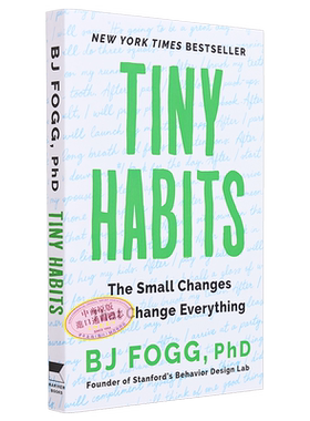 小习惯 改变一切的小变化 英文原版 Tiny Habits BJ Fogg【中商原版】