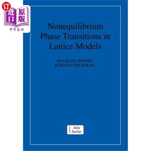海外直订Nonequilibrium Phase Transitions in Lattice Models 晶格模型中的非平衡相变