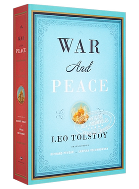 列夫托尔斯泰 战争与和平 英文原版 War and Peace Leo Tolstoy【中商原版】