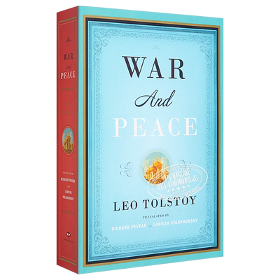 列夫托尔斯泰 战争与和平 英文原版 War and Peace Leo Tolstoy【中商原版】