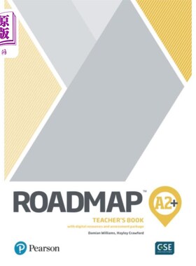 海外直订Roadmap A2+ Teacher's Book with Teacher's Portal Access Code 带数字资源和评估包的路标A2+教师手册
