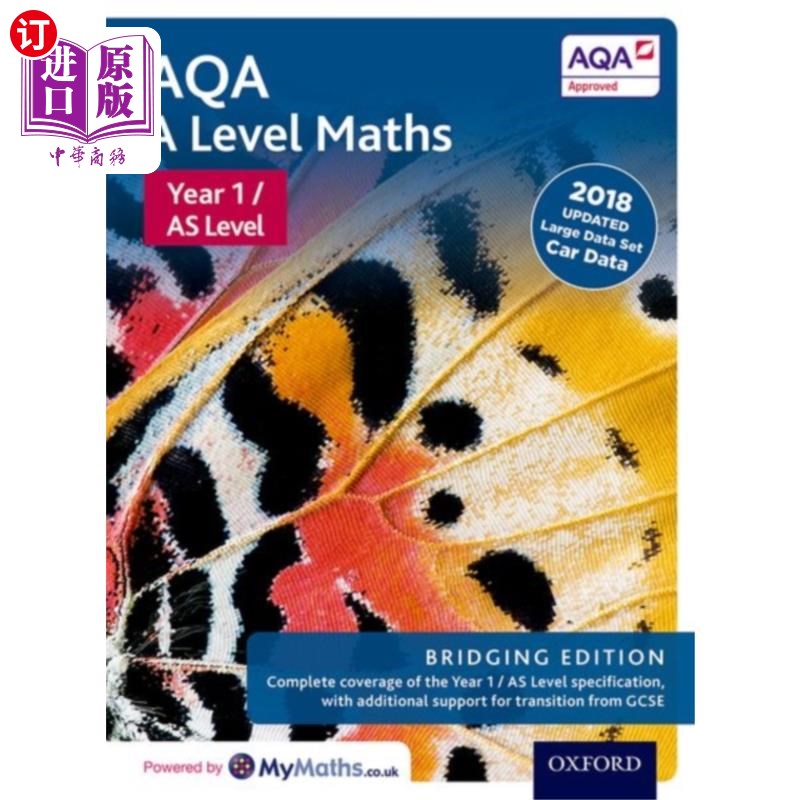 海外直订AQA A Level Maths: Year 1 / AS Level: Bridging E... AQA A Level数学:1年级/ AS Level:桥接版