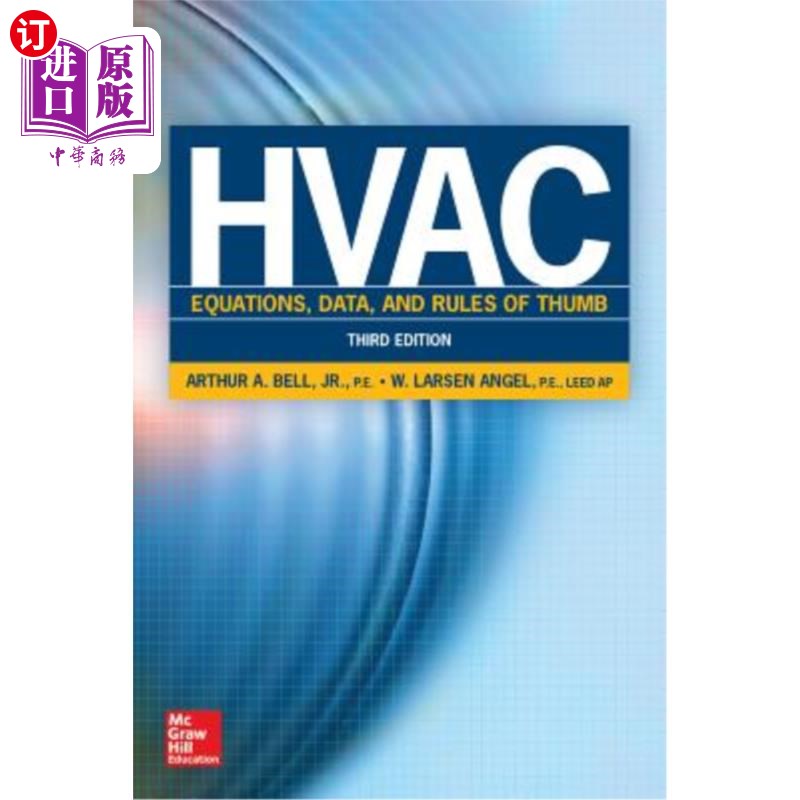 海外直订HVAC Equations, Data, and Rules of Thumb, Third Edition 暖通空调方程式、数据和经验法则,第三版