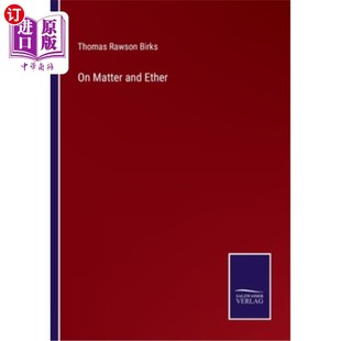 海外直訂On and Ether 論物質與以太 Matter