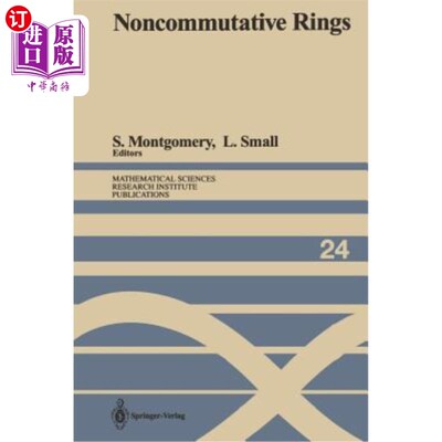 海外直订Noncommutative Rings 非交换环