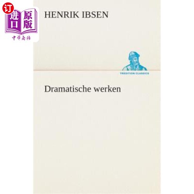 海外直订荷兰语 Dramatische werken 戏剧作品