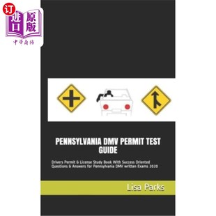 宾夕法尼亚车管所许可证测试 Book Study License Suc DMV Permit Test 海外直订Pennsylvania Guide With Drivers