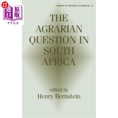 海外直订The Agrarian Question in South Africa 南非的土地问题