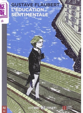 预售 法文原版ELI Young Adult Readers French B2: L'Education sentimentale 情感教育 法语学习分级阅读读物 含音频【中商原版?