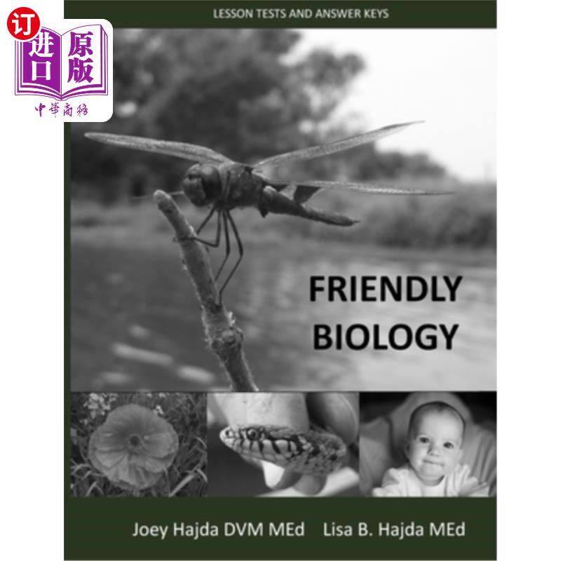 海外直订Friendly Biology Tests and Solutions Manual 友好的生物学测试和解决方案手册