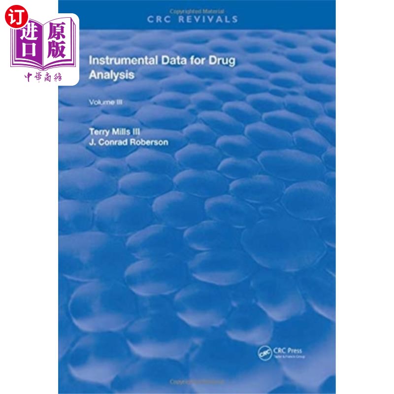 海外直订Instrumental Data for Drug Analysis, Second Edit... 药物分析仪器数据,第二版