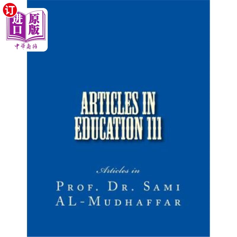 海外直订Articles in Education 111: Articles in 教育方面的文章111：教育方面的文章