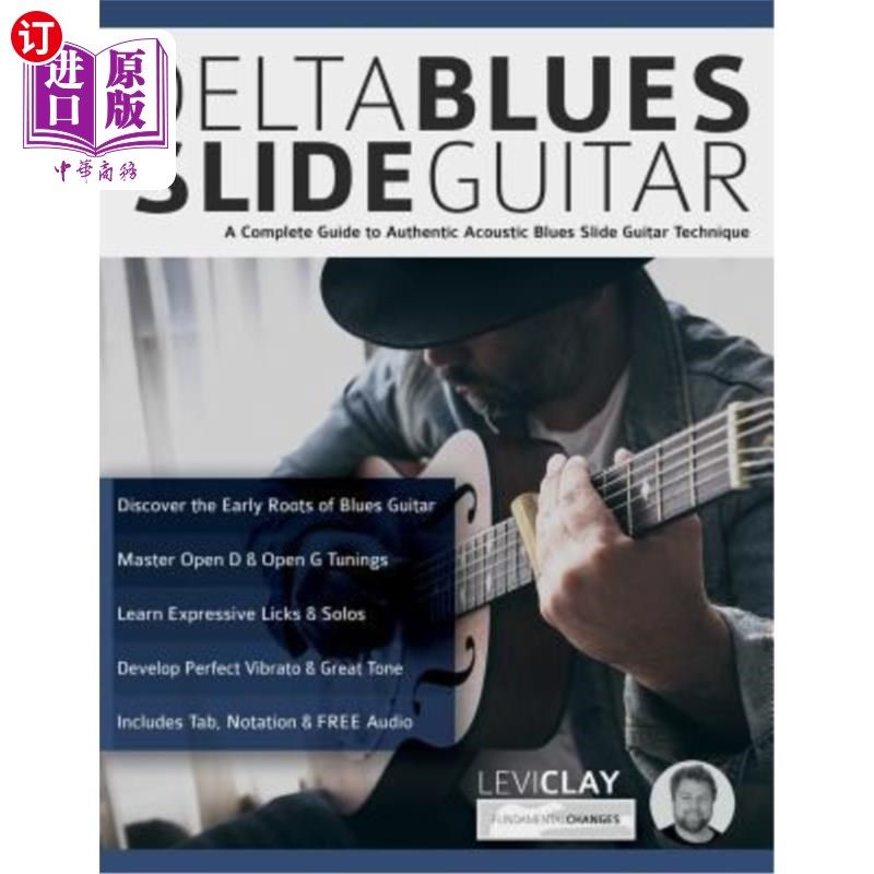 海外直订delta blues slide guitar 三角蓝调滑吉他