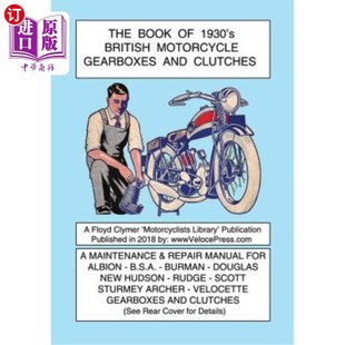 海外直订BOOK OF 1930's BRITISH MOTORCYCLE GEARBOXES AND CLUTCHES