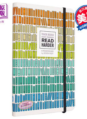现货 【中商原版】努力阅读吧！我的阅读笔记本 英文原版 Read Harder (a Reading Log) Track Books, Chart Progress