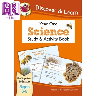 Activity KS1 Science 英国CGP Book 中商原版 Discover Learn Year Study