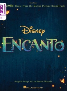 海外直订Encanto: Music from the Motion Picture Soundtrack Arranged for Easy Piano with L 配乐:电影原声带音乐改编为