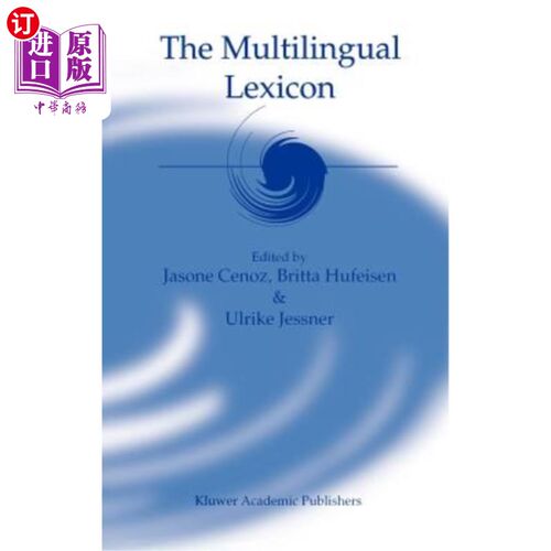 海外直订The Multilingual Lexicon 多语词汇