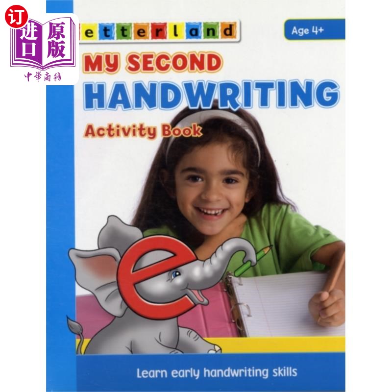 海外直订My Second Handwriting Activity Book 我的第二本书法活动册