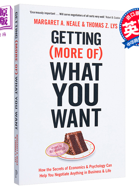 【中商原版】让你的欲望实现 有助于协调商务生活的经济学和心理学的秘密  英文原版 Getting (More Of) What You Want