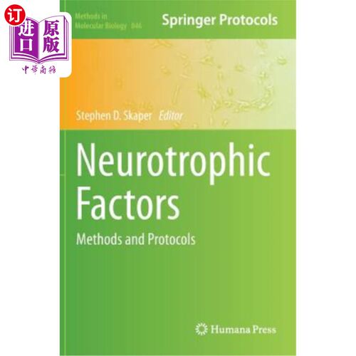海外直订医药图书Neurotrophic Factors: Methods and Protocols 神经营养因子:方法和方案