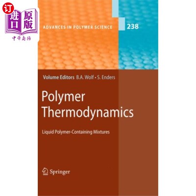 海外直订Polymer Thermodynamics 聚合物热力学