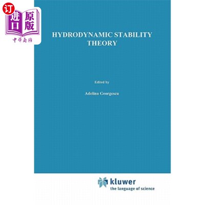 海外直订Hydrodynamic Stability Theory 水动力稳定性理论
