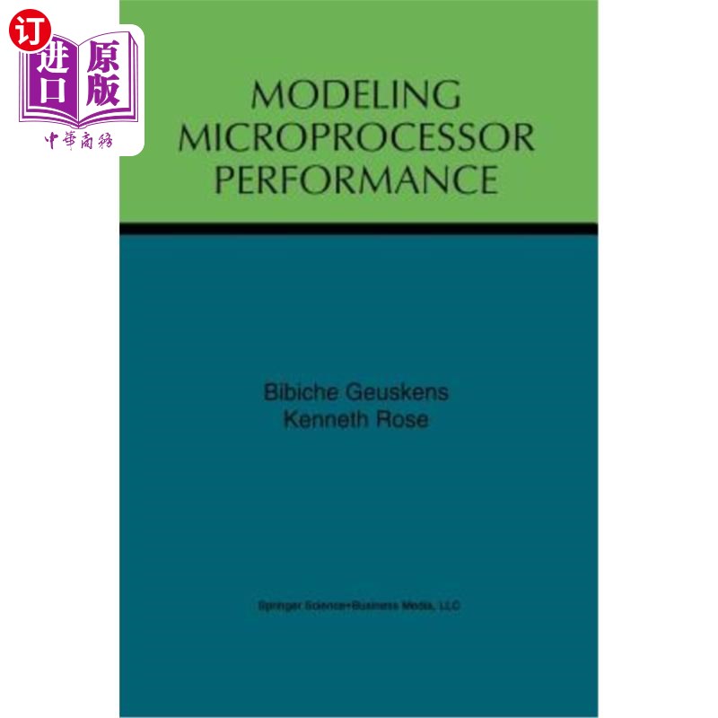 海外直订Modeling Microprocessor Performance 微处理器的性能建模