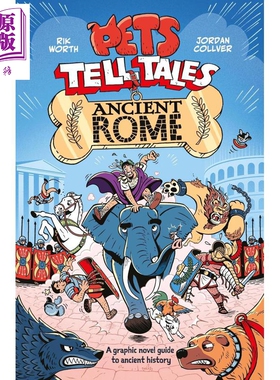 预售 宠物讲述故事 古罗马 英文原版 Pets Tell Tales Ancient Rome Jordan Collver Rik Worth【中商原版】