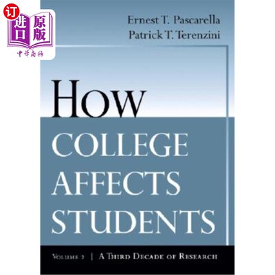 海外直订How College Affects Students, 大学如何影响学生:第三个十年的研究