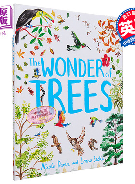 现货 The Wonder of Trees 树木的奇观 英文原版 进口原版 9岁以上 精装 儿童科普图画书 森林树�