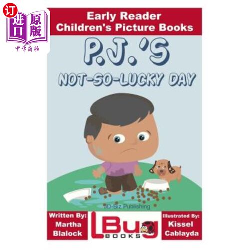 海外直订P.J.'s Not-So-Lucky Day - Early Reader - Children's Picture Books P.J.《不那么幸运的一天》-早期读者-儿童图