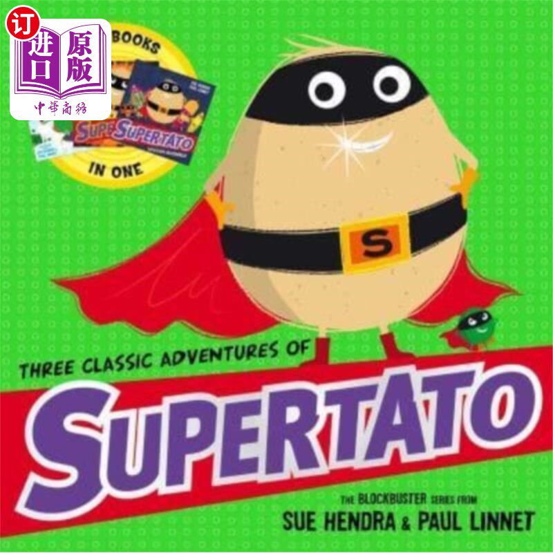 海外直订Three Classic Adventures of Supertato 超级土豆的三个经典冒险