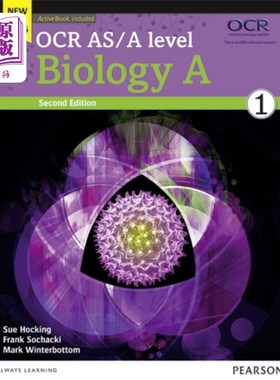 海外直订OCR AS/A level Biology A Student Book 1 + Active... OCR AS/A level生物A学生用书1 + ActiveBook