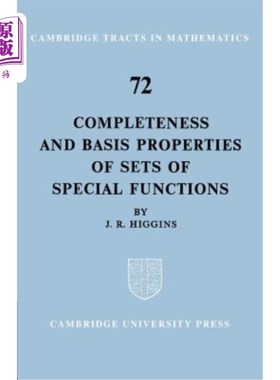 海外直订Completeness and Basis Properties of Sets of Special Functions 特殊函数集的完备性和基性