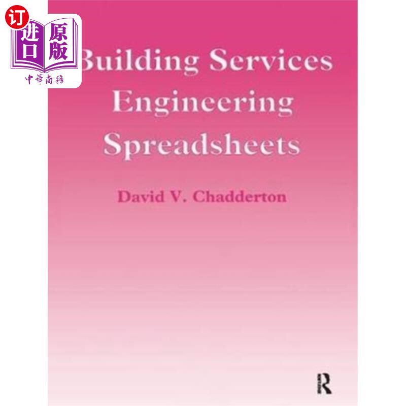 海外直订Building Services Engineering Spreadsheets 建筑服务工程电子表格